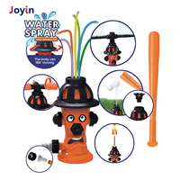 Jouet d'eau de pompier d'extérieur 5 en 1, saut en hauteur, baseball, lance-roquettes rotatif, sports d'été amusants