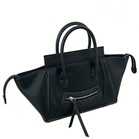 Nouveau Sac Bandoulière de Luxe en Cuir Véritable de Haute Qualité, Sac à Main Tendance avec Motif Visage Souriant, Grande Capacité, Sac à Bandoulière Simple pour Femme