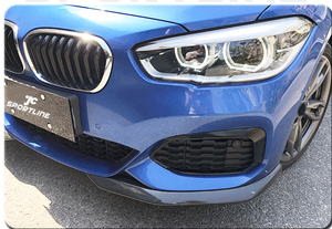 Delantales divisores de aletas delanteras de fibra de carbono para <span class=keywords><strong>BMW</strong></span> F20 <span class=keywords><strong>118i</strong></span> 120i M Sport M135i 2015 <span class=keywords><strong>2018</strong></span> - Product Image 3