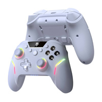 Controles de Juego Inalámbricos EasySMX X20, Controlador de Juegos Multiplataforma con Bloqueo de Gatillo y Sensores de Efecto Hall