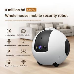 ของเล่นแมวหุ่นยนต์อัจฉริยะ, เครื่องตรวจสอบสัตว์เลี้ยงแบบไฟฟ้า, ลูกบอลล่อแมวไร้สาย WiFi - Product Image 3