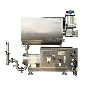 เครื่องบรรจุครีมเนื้อข้นแบบกึ่งอัตโนมัติสำหรับเชียบัตเตอร์ ครีมเค้ก ครีมเนื้อข้นในขวดและกระปุก - Product Image 2