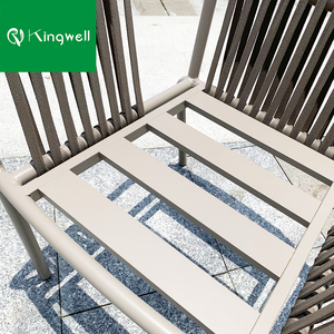 Hot Sale Factory Direct Garden Furniture Outdoor <strong>Aluminium</strong> Dinning <strong>Table</strong> and Bench Set with Cheap Price - Product Image 6