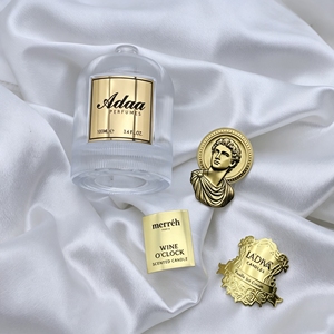 Etiquetas de Aluminio Duraderas Personalizadas para Fragancias, Etiquetas para Botellas, Placas con Nombre, Logotipos, Calcomanías, Etiquetas para Vino, Pegatinas Personalizadas Vintage - Product Image 1