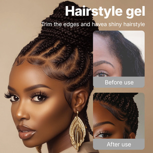Dernier produit Gel pour les <span class=keywords><strong>cheveux</strong></span> de bébé lisses pour femmes sans flocons blancs Gel coiffant à tenue ferme et forte - Product Image 3