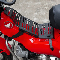 Untuk Honda Cub CT125 Model Curved Beam Center Rack Modifikasi Guard Bar Bumper Center Rack Carrier Luggage Box