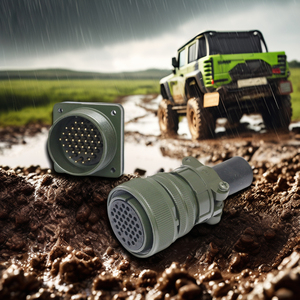 Tiêu Chuẩn Mỹ 35 Pin Không Thấm Nước Vít Thông Tư Kết Nối USB Hàng Không Cắm 5015 Thẳng MS3106a 28-15S MS3102A Nam/Nữ - Product Image 1