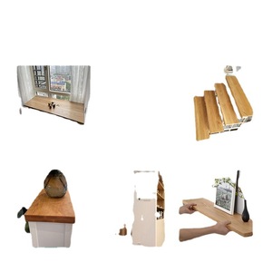 Tablas de Madera Maciza Rectangulares Personalizables de Diseño Rústico para Muebles y Mesas - Product Image 2