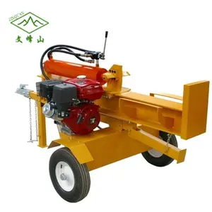 Hot sales rachador de lenha JQ 37T atv towable gas engine wood splitter machine hydraulic pump log splitter