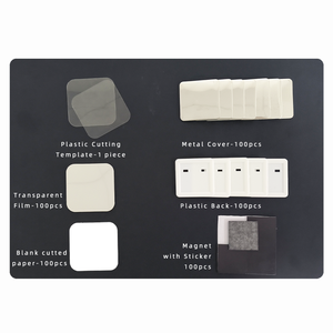 Rotations-Herzform-Buttonmaschine - DIY Manuelles Buttonpress-Set, Plastik-Buttonherstellungsset, Kartenpressmaschine - Product Image 4