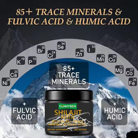 Meilleure vente de résine Shilajit Complément alimentaire pur de l'Himalaya Résine de Shilajit naturelle avec des oligo-éléments d'acide fulvique