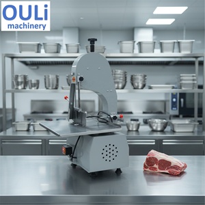 Scie à os électrique commerciale en acier inoxydable pour <span class=keywords><strong>boucherie</strong></span> et restaurant, système de contrôle de l'épaisseur de la lame réglable - Product Image 3