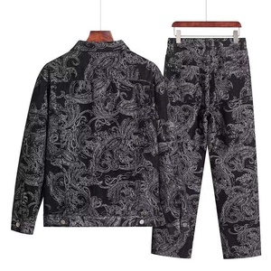 Gmiixder <span class=keywords><strong>Costume</strong></span> Tang de Style Chinois Brodé, Vêtements Classiques <span class=keywords><strong>Homme</strong></span> pour Cérémonie du Thé et Zen, <span class=keywords><strong>Tenue</strong></span> Ancienne, Vêtements Han de Laïc, Ensemble Ethnique Rétro - Product Image 3