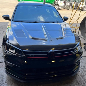 OEM VW MK6 sợi carbon phía trước thông hơi mui xe bìa cho Jetta MK 6 6.5 GLI - Product Image 5