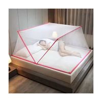 Ciel de Lit Pliable Anti-Moustiques Portable, Moustiquaire de Tente Repliable pour Lit