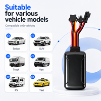 Dispositivo de Rastreo GPS para Automóvil, Rastreador con Cable, Historial de Ubicación en Tiempo Real, Alarma de Geocerca, Corte de Combustible, Soporte OEM ODM API, GSM/GPRS PC