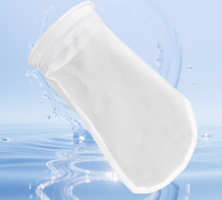 Sacs filtrants en nylon 1 et 2 avec anneaux en plastique, adaptés à la peinture, aux adhésifs, à la purification de l'eau, aux aliments et à la filtration des liquides