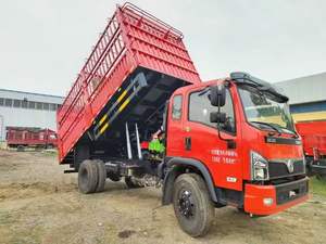 China Dongfeng <span class=keywords><strong>6X2</strong></span> Nuevo camión de transporte Camión volquete de barra alta Transmisión automática Cámara trasera de combustible diésel Venta de precio bajo de fábrica - Product Image 2