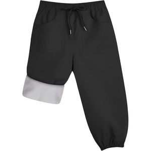 Pantalones de nieve Qbk para niños pequeños, pantalones de esquí impermeables con forro polar para niños y niñas, unisex - Product Image 1
