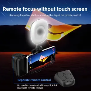 Phổ điện thoại máy ảnh grip xử lý với màn trập không dây từ xa điện thoại di động máy ảnh xử lý khung giá cho <span class=keywords><strong>Android</strong></span> Điện thoại thông minh - Product Image 6