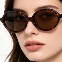 UAN UAI Nouvelles Lunettes de Soleil Ovales de Haute Qualité pour Femmes, Protection UV400, Fabricant de Lunettes de Soleil