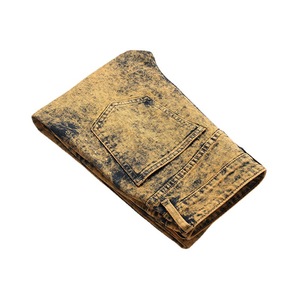 Design Unique peinture en aérosol, tampon doré, <span class=keywords><strong>pantalon</strong></span> en jean pour homme, coupe Slim, vélo, moto, <span class=keywords><strong>pantalon</strong></span> en Denim, grande taille - Product Image 6