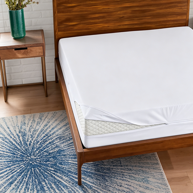 Wholesale Waterproof Mattress Encasement 6 Sided Bed Bug Proof Zippered Box Spring Compatible Bed Protector