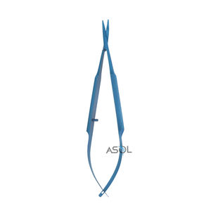 Titânio profissional micro tesoura castroviejo córnea tesoura olho instrumentos - Product Image 6