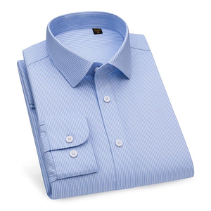 OEM / ODM Camisas-juveniles-para-hombr semplici <span class=keywords><strong>da</strong></span> <span class=keywords><strong>uomo</strong></span> in tinta unita uniforme formale camicie <span class=keywords><strong>da</strong></span> <span class=keywords><strong>uomo</strong></span> a quadri classici camicia fabbrica di <span class=keywords><strong>vestiti</strong></span> - Product Image 2