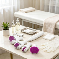 Kit de rouleaux Derma 3-en-1 à poignée noire, 180 aiguilles pour le contour des yeux, 600 aiguilles pour le visage, 1200 aiguilles pour le corps, traitement des vergetures, réutilisable