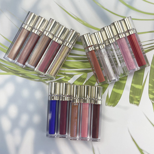 Offre Spéciale 15 couleurs <span class=keywords><strong>en</strong></span> <span class=keywords><strong>gros</strong></span> or brillant à lèvres maquillage <span class=keywords><strong>cosmétiques</strong></span> marque privée paillettes clair brillant à lèvres - Product Image 2