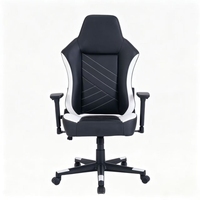 Chaise de jeu confortable en cuir PU, chaise de jeu réglable en hauteur, chaise de bureau ergonomique pour ordinateur