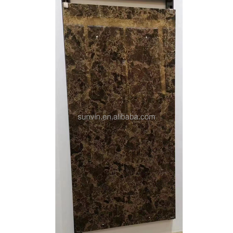 1200x600 Artificial Marble Effect Floor Polished Marble Tile With White Veins Porcelain Black And White Marble Tiles