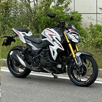 Moto de rue à essence Haojue Dr300 d'occasion, 300 cm³, bicylindre, refroidissement par eau, ABS, haute performance >180 km/h