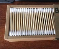 Coton-tige pour oreilles en bambou, disponible en différentes tailles, 500 pièces