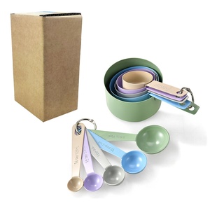 Juego <span class=keywords><strong>de</strong></span> 10 Tazas y Cucharas Medidoras <span class=keywords><strong>de</strong></span> Color para Pintura, Tazas Medidoras Graduadas para Cocina y Repostería, Medidor <span class=keywords><strong>de</strong></span> Polvo para Hornear. - Product Image 6