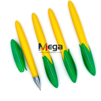 MEGA Vente à Chaud Jaune Nouveauté Poivre Maïs Forme Légumes Fruits Série Stylo À Bille Promotionnel pour La Publicité