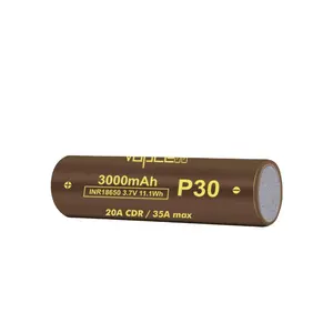 Vapcell P30 3.7V INR18650 3000Mah 20A Lithium Ion Oplaadbare Batterij Pk 30q Vtc6 Voor Zaklamp