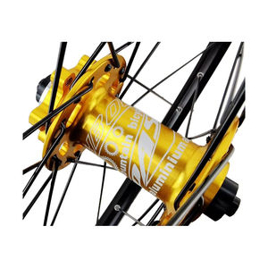 Jeu <span class=keywords><strong>de</strong></span> roues <span class=keywords><strong>VTT</strong></span> Pasak 32 trous, frein à disque 6 boulons, frein V-brake, frein à jante, moyeu 12 vitesses, valve Schrader - Product Image 2