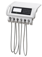 Fauteuil dentaire Buffalo entièrement électrique avec commande de valve, chauffage, crachoir, visionneuse de radiographie et éclairage LED pour interventions