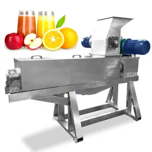 Otomatik elma suyu sıkacağı makinesi sıkacağı endüstriyel armut suyu presleme makinesi