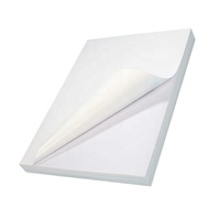 Papier autocollant mat A4 de 8,5 x 11 pouces fabriqué en Chine, forte adhérence, impression jet d'encre, feuille d'étiquettes pour l'emballage d'expédition express