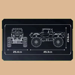 Cho khuôn Vua 18039 tự làm kỹ thuật Buggy BigFoot Quái Vật Xe tải khối xây dựng trẻ em khổng lồ điều khiển từ xa Xe mô hình đồ chơi nhựa - Product Image 3