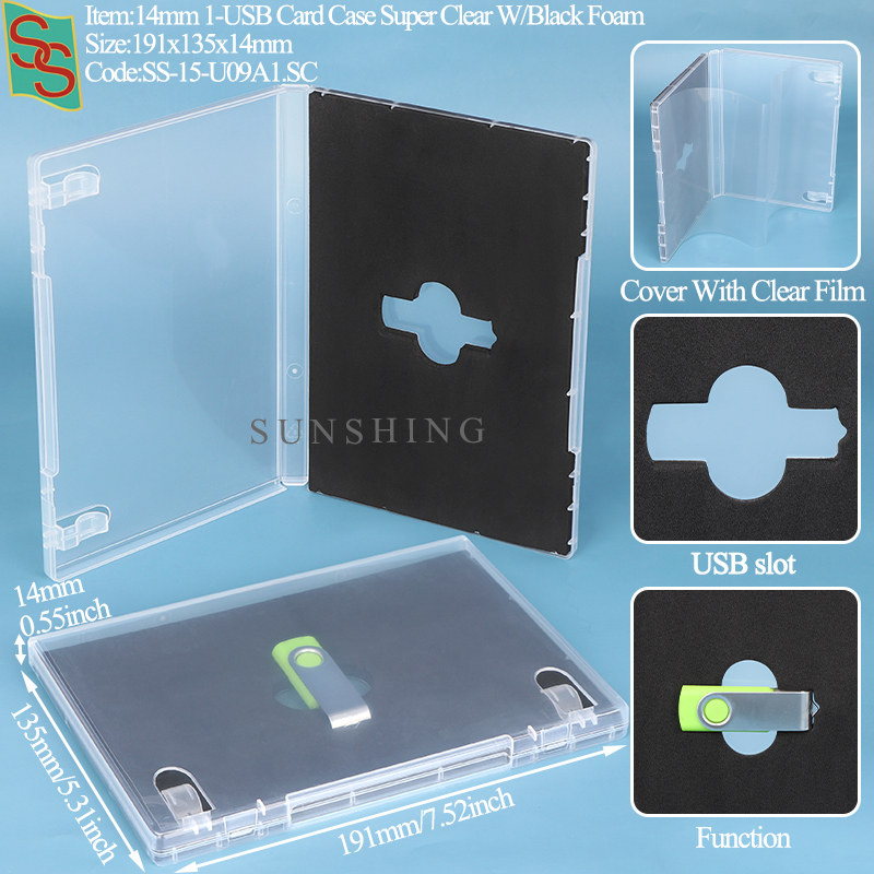U09A1 1-USB Case W/Black Foam