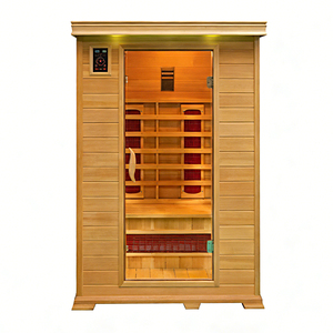 Sauna extérieur pratique et durable, adapté aux utilisations humides et sèches, équipé de sièges ergonomiques pour des séances de détente en <span class=keywords><strong>groupe</strong></span> dans la cour. - Product Image 1