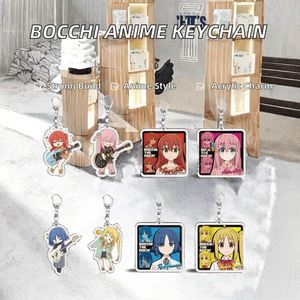 New Product <b>Anime</b> BOCCHI the ROCK Cartoon Light UV Printed Pendant Acrylic <b>Keychain</b> - Product Image 3
