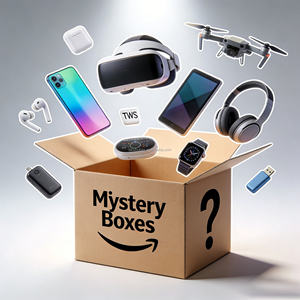 Caja Misteriosa de Electrónica, Desempaquetado Sorpresa de Dispositivos Inteligentes, <span class=keywords><strong>Gadgets</strong></span> Bluetooth, Nueva Tecnología 2025, Alta Calidad Premium, Caja Misteriosa de <span class=keywords><strong>Amazon</strong></span> - Product Image 1