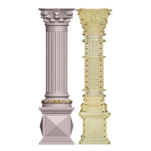 Stampo in Plastica ABS Riutilizzabile ad Alta Precisione per Colonna Romana a Strisce Rotonde, <span class=keywords><strong>Design</strong></span> per Stampaggio a Iniezione - Product Image 4