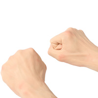 Guantes de Mano para Hombre, Mangas de Silicona Suave con Textura de Piel Altamente Simulada, Prótesis para Cubrir Cicatrices en el Brazo para Travestis y Cosplay