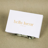 Porte-carte magnétique personnalisé avec logo, carte cadeau VIP, enveloppe en carton, boîte de carte de crédit, emballage avec ruban